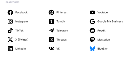 top social media platforms post growth